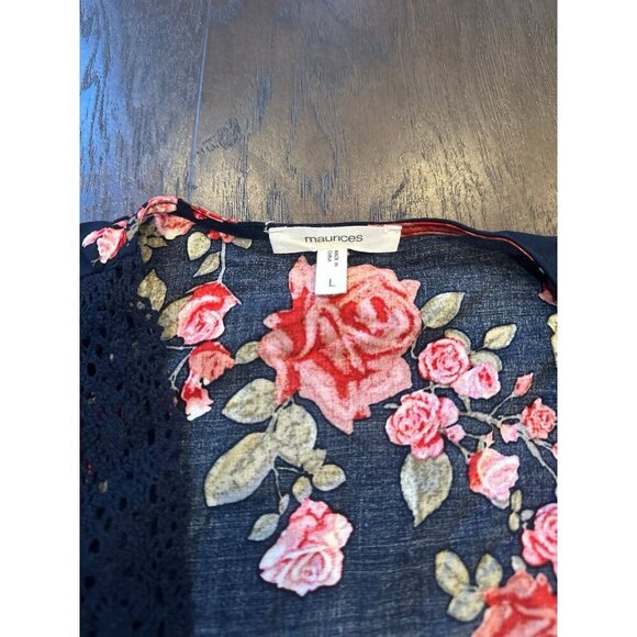 Maurice’s floral decorative coverup - women’s large - B11 - Picture 2 of 3